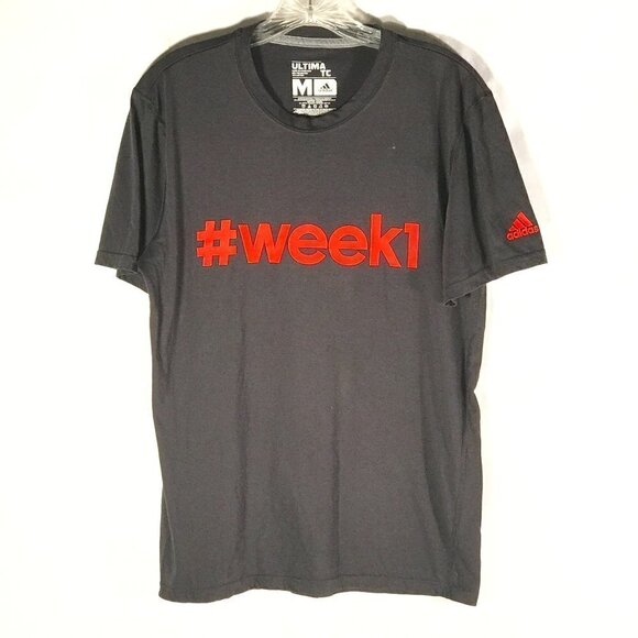 adidas Other - ADIDAS Men Medium Black Workout Athletic Tee Short Sleeve T Shirt